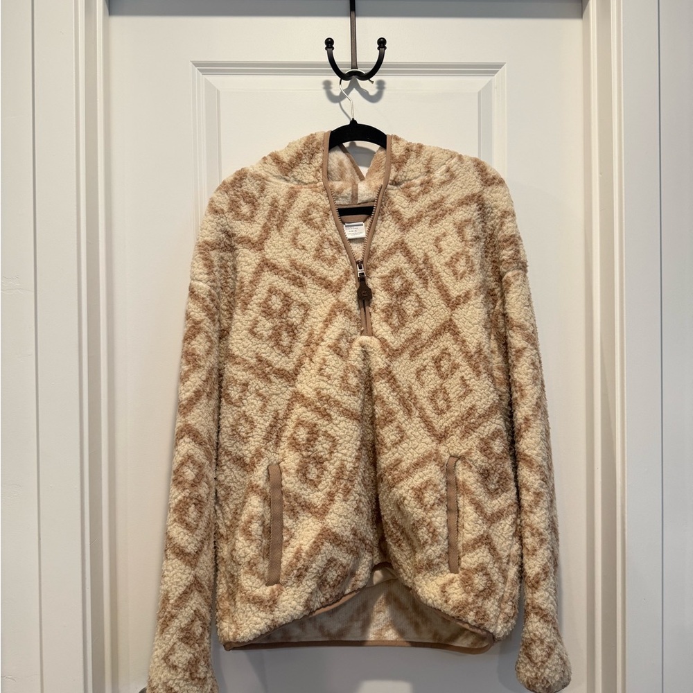 Cozy Cream and Brown Teddy Jacket